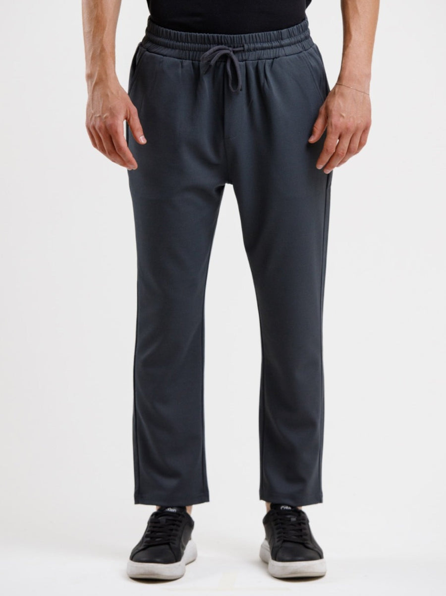 Stretch Tapered Trouser - Grey