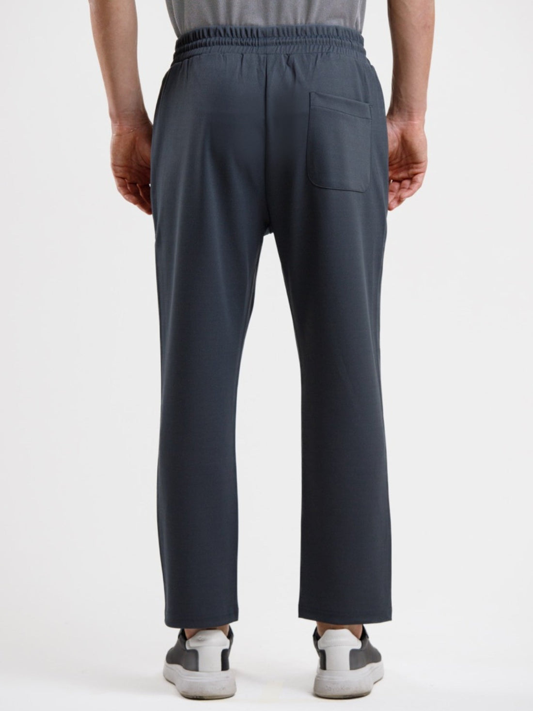 Tapered High Waist Stretch Trouser