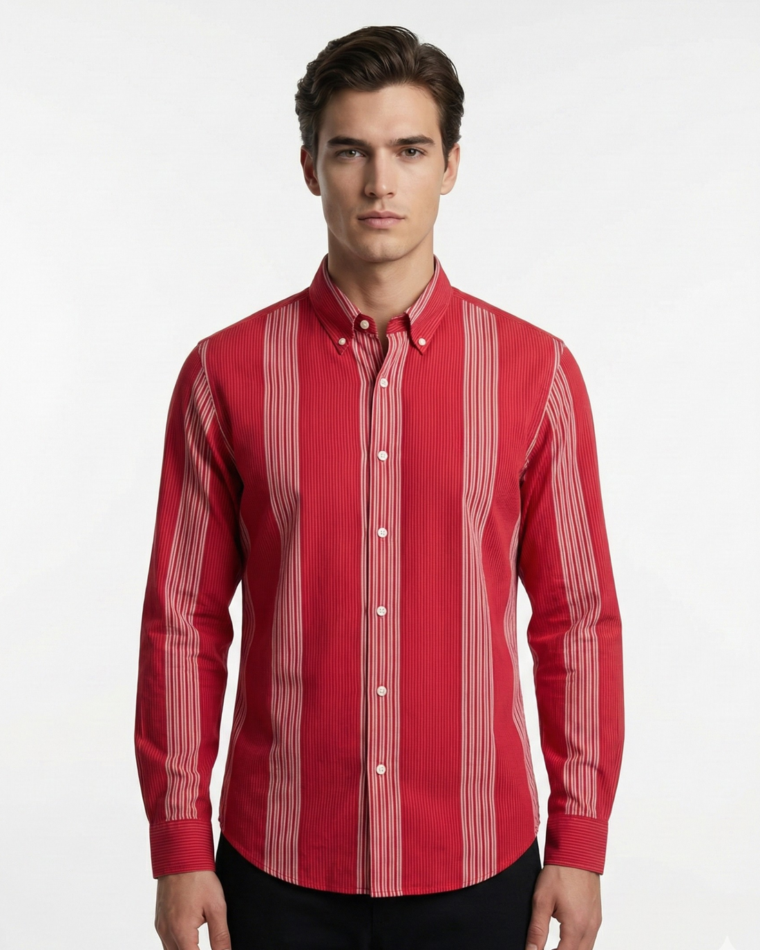 COTTON DOBBY LS SHIRT