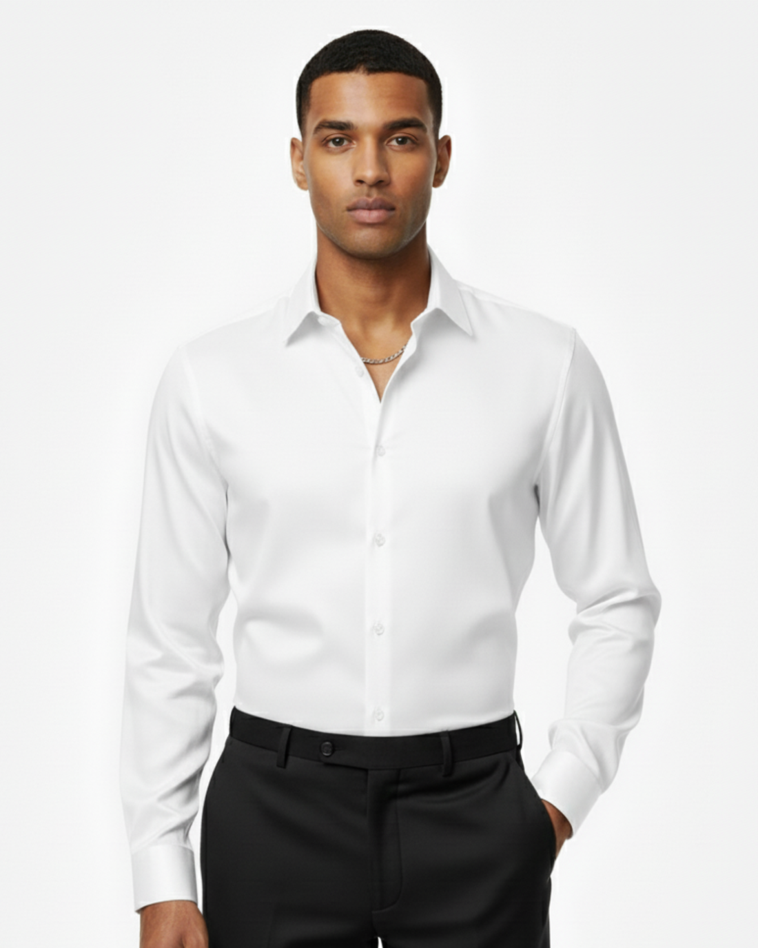 FELAGIC SATIN PLAIN SHIRT