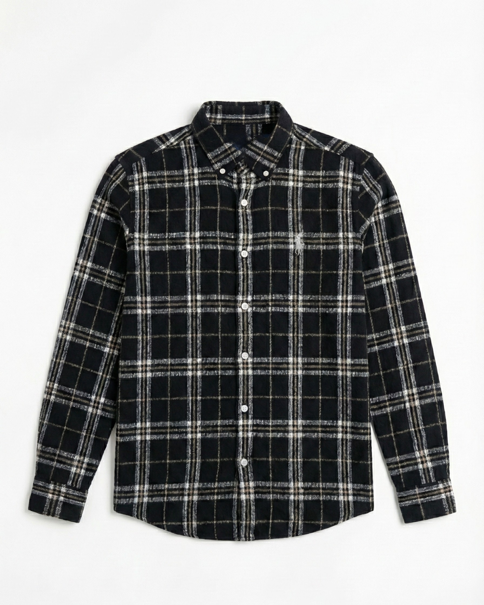 COTTON DOBBY LS SHIRT