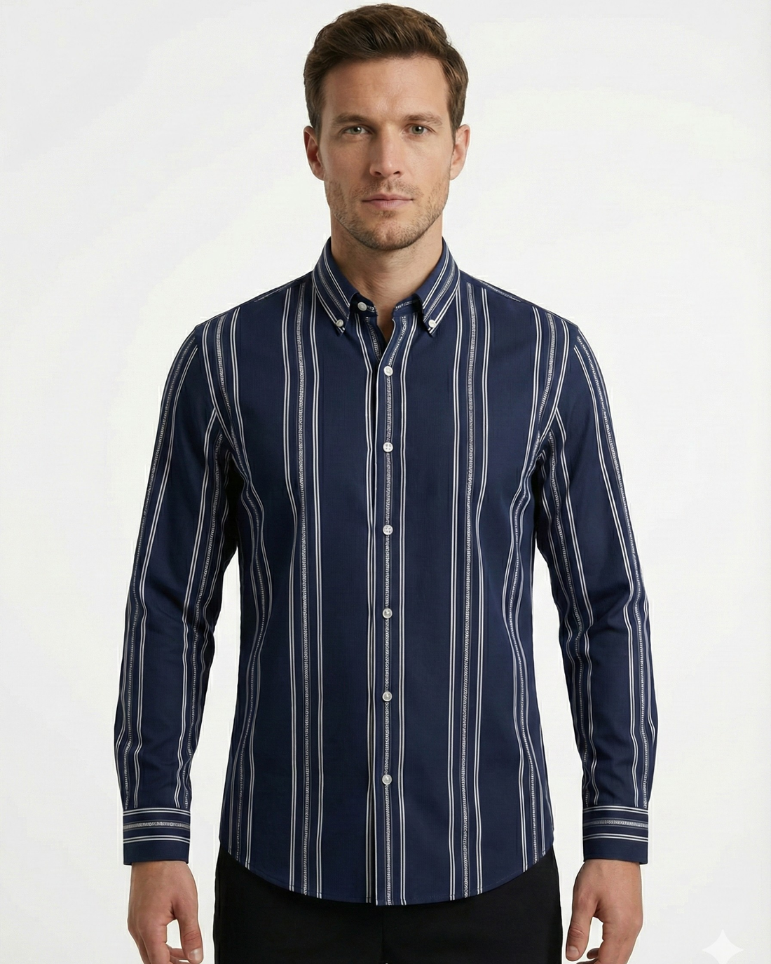 COTTON DOBBY LS SHIRT