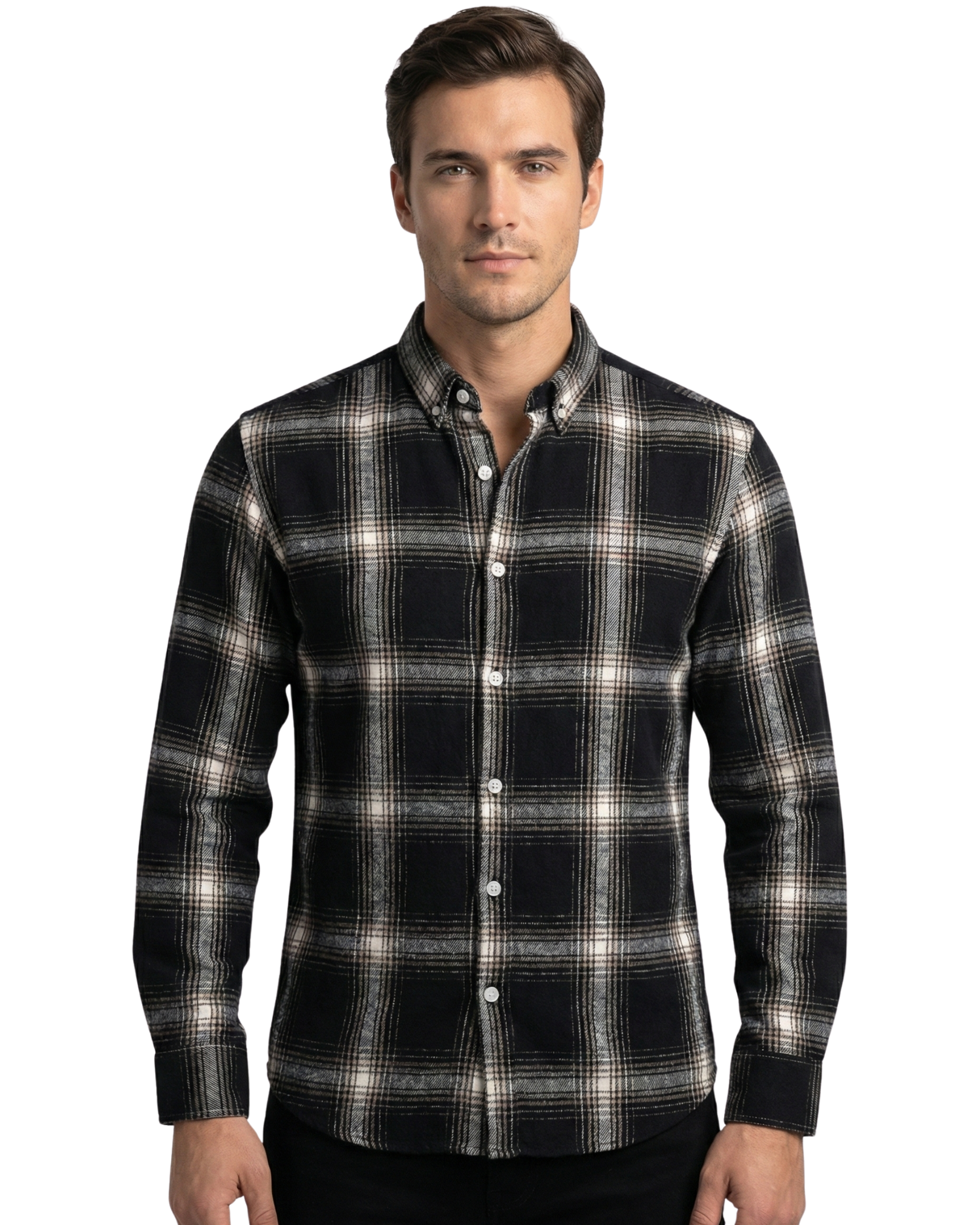 COTTON DOBBY LS SHIRT