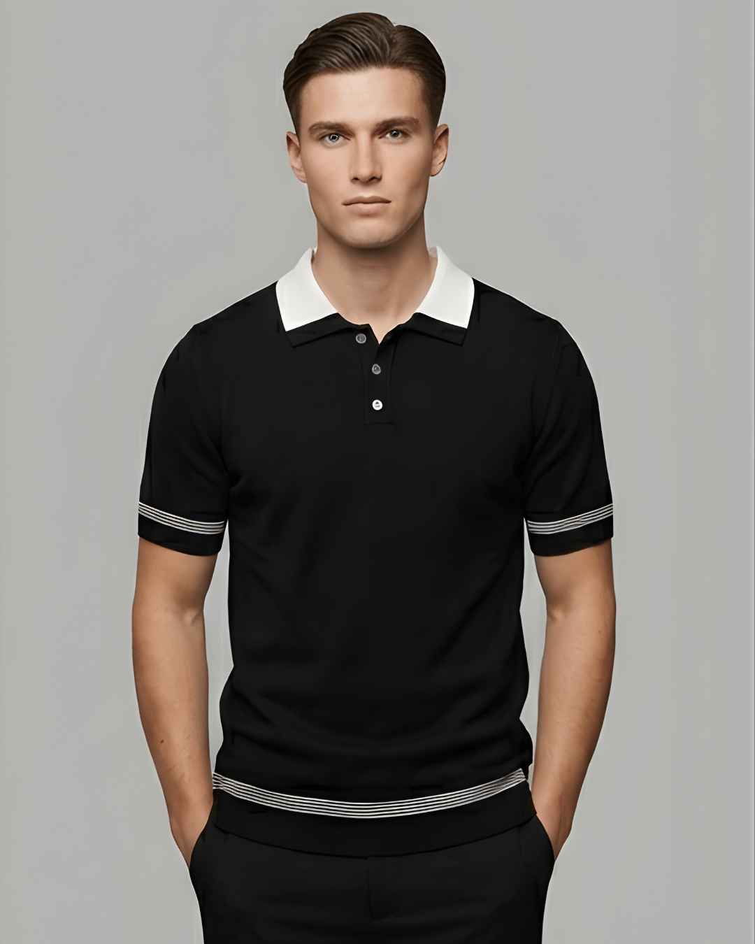 SQUALO PLAIN KNIT POLO G6008