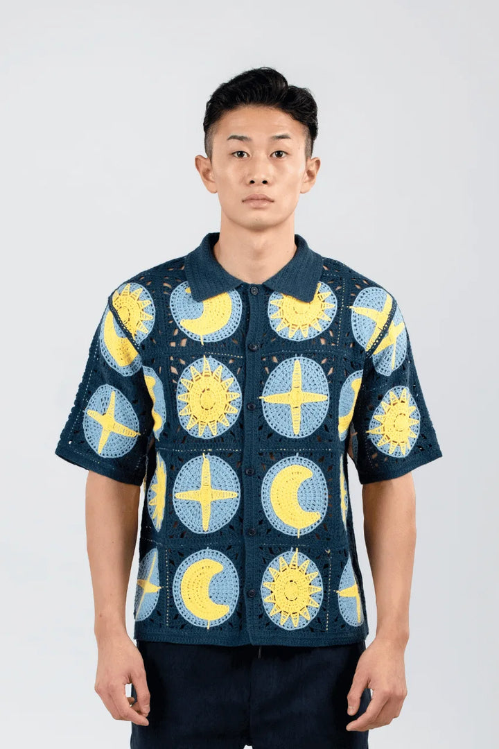 Knit Shirt - Cielo