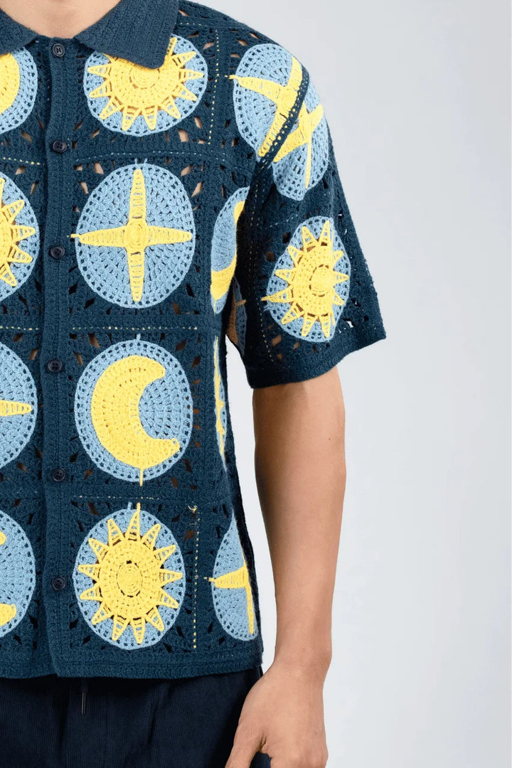 Knit Shirt - Cielo