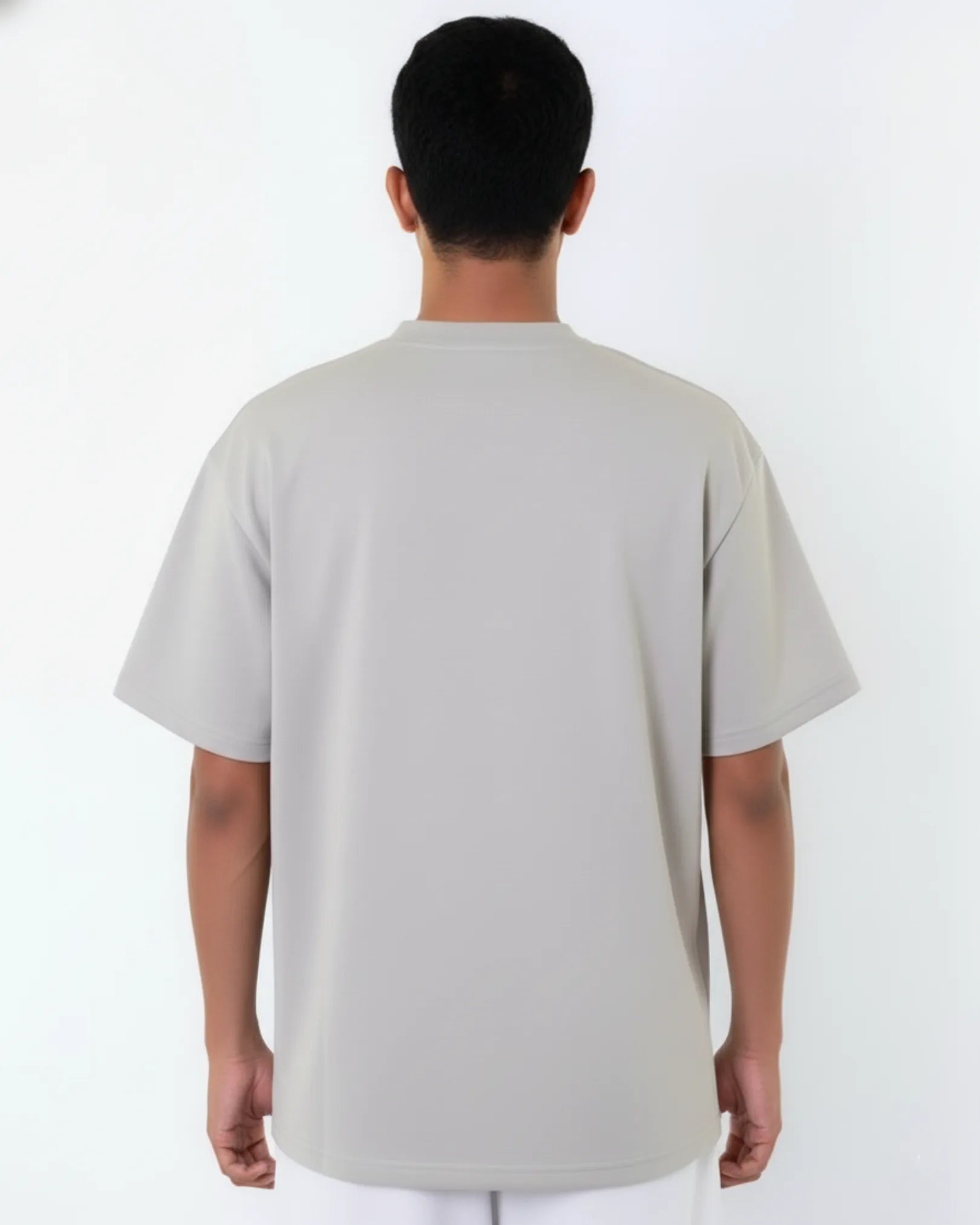 Oversized Graphic Tee - Light Blue
