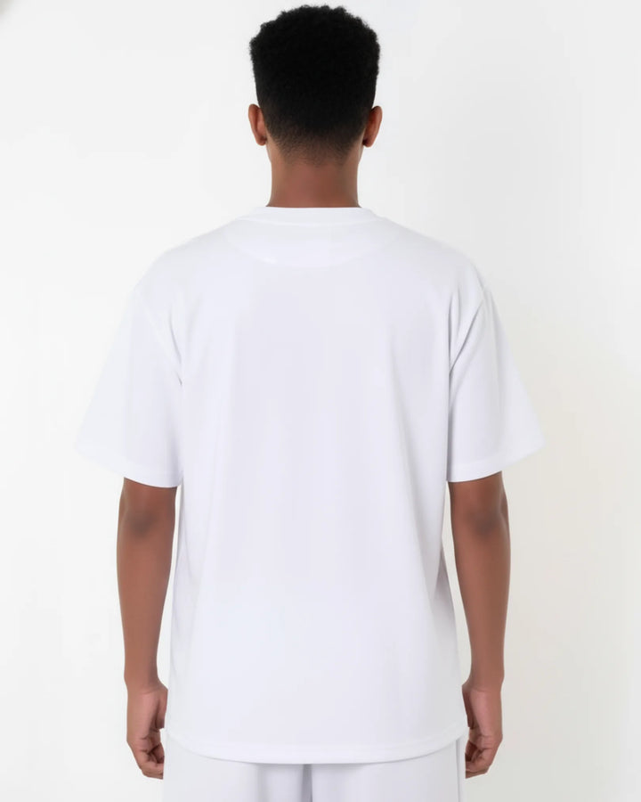 Oversized Graphic Tee - Light Blue