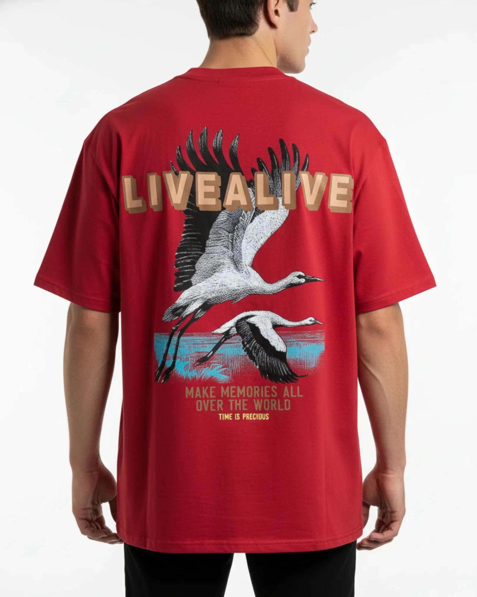 Oversized Graphic Tee - Green