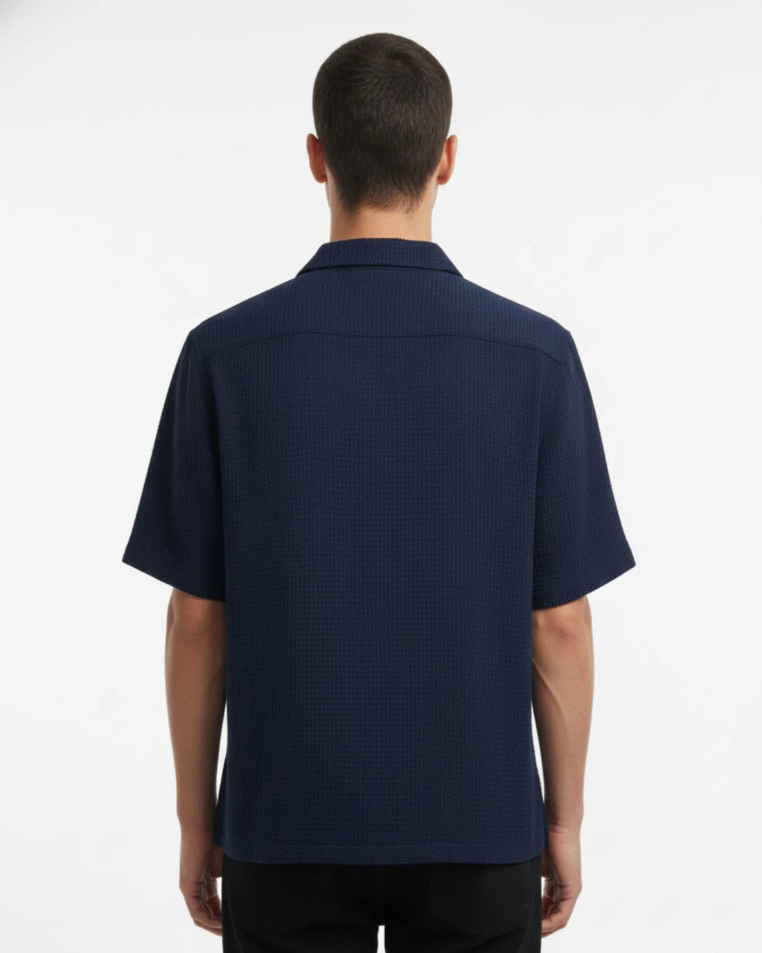 Knitted Half Sleeve Shirt
