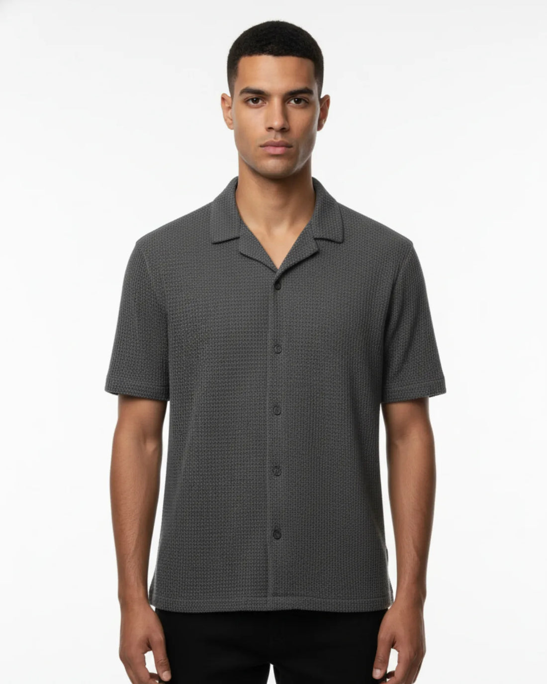 Knitted Half Sleeve Shirt