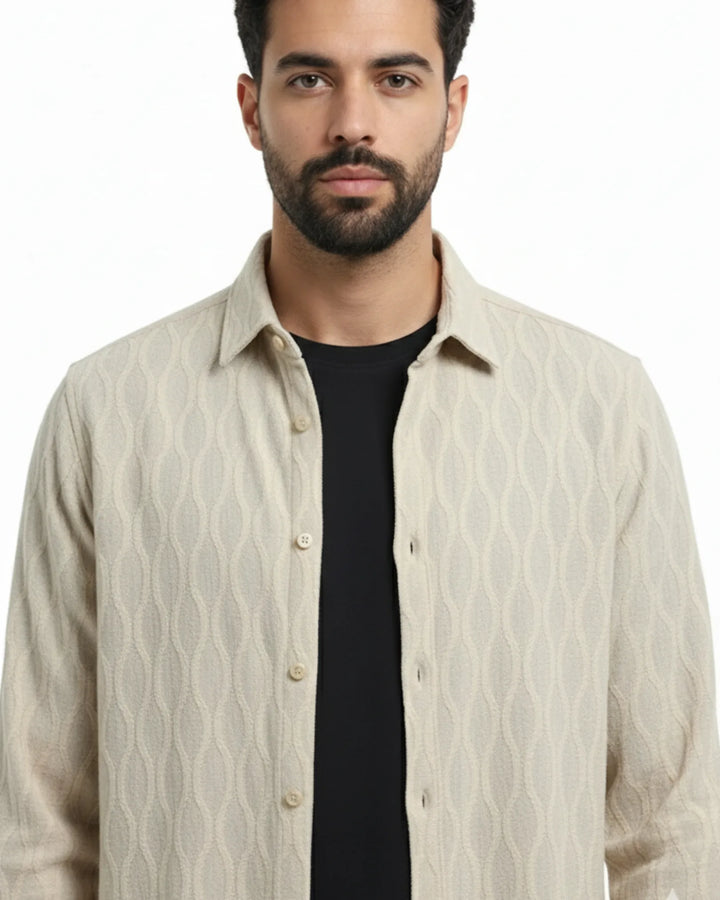 Popcorn Seersucker Shirt