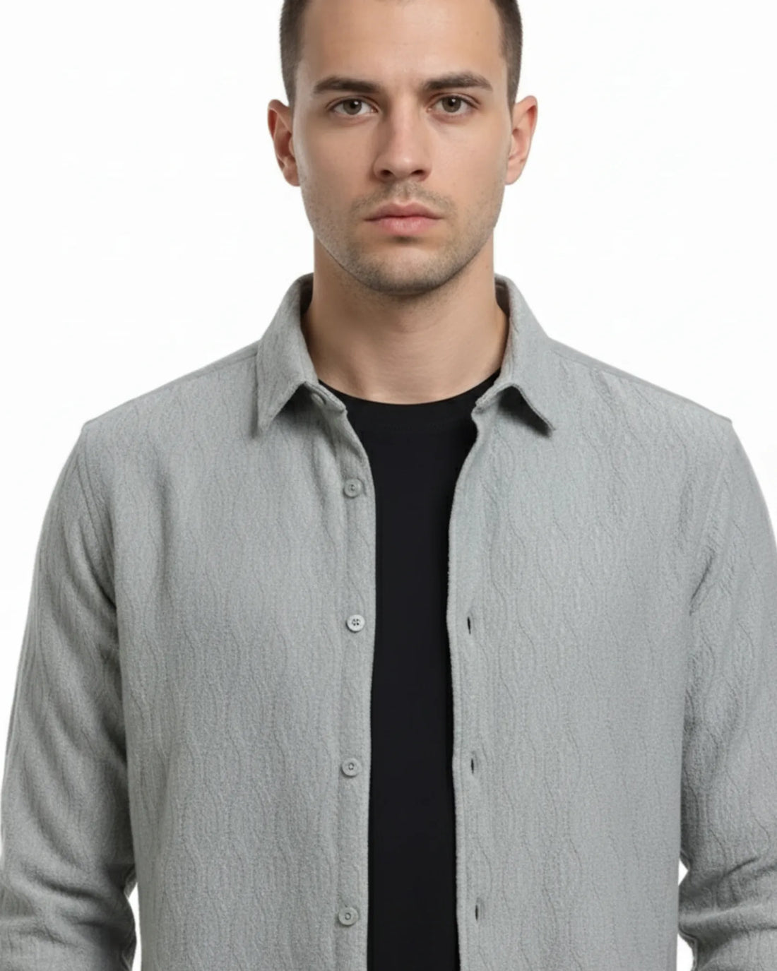 Popcorn Seersucker Shirt