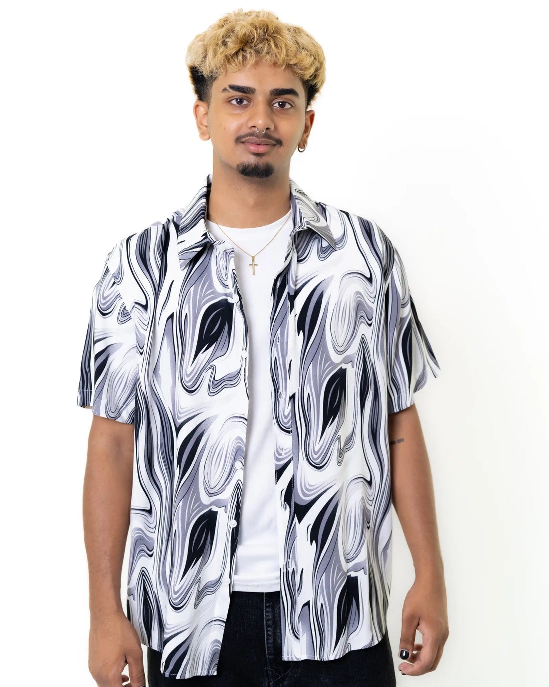 Marble Print Shirt