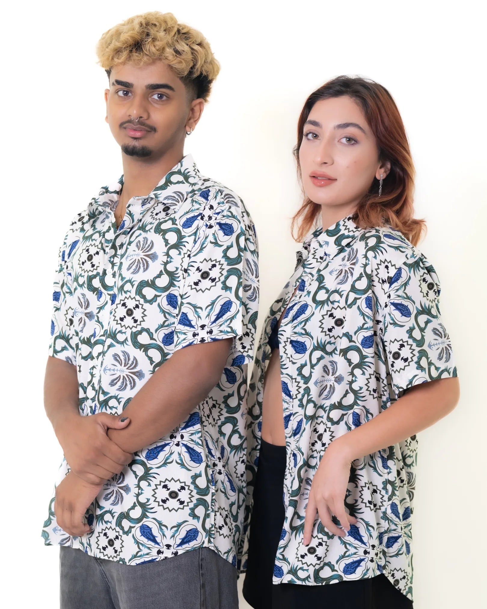 Mosaic Print Shirt
