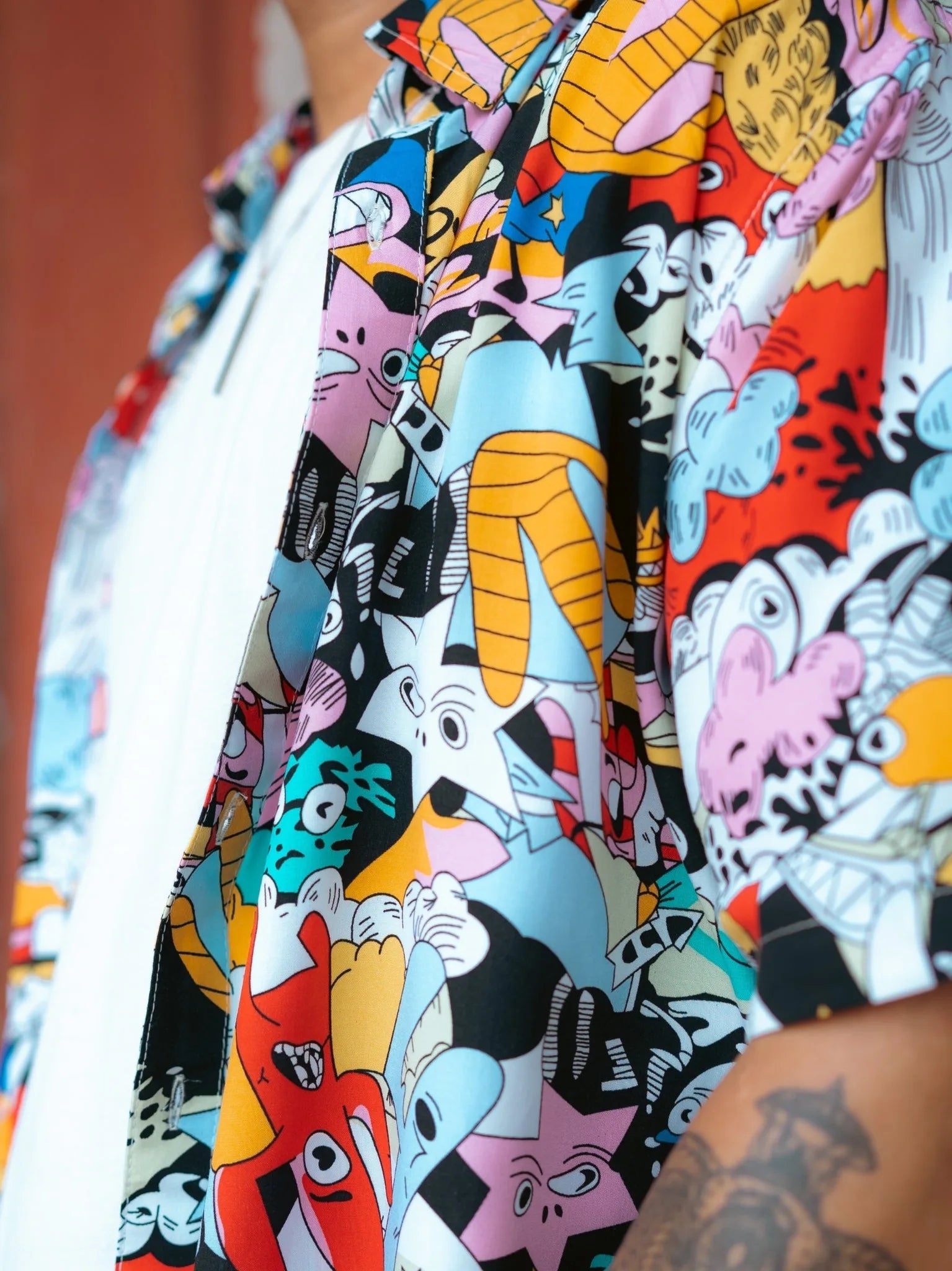 Comic Print Shirt
