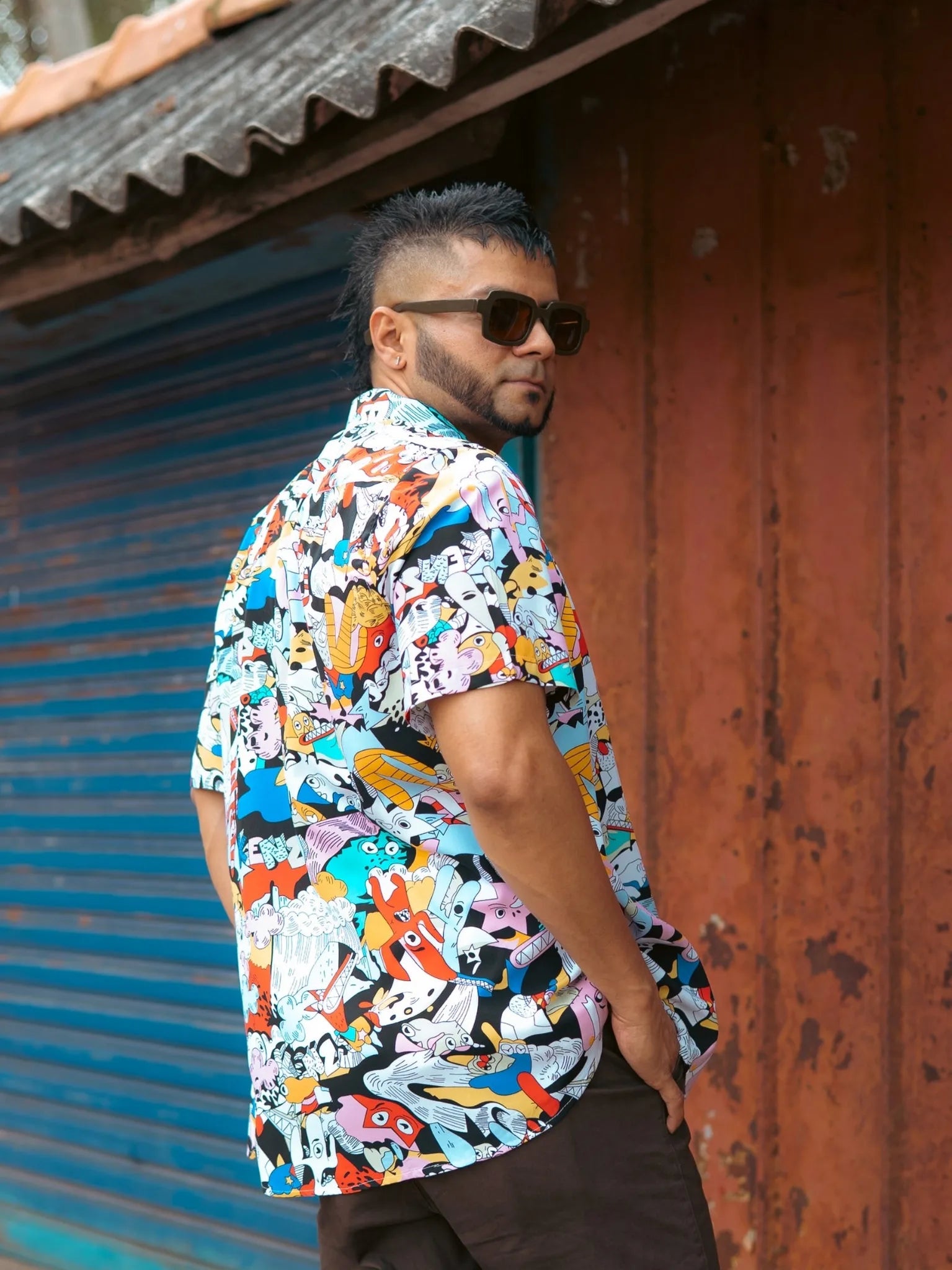 Comic Print Shirt