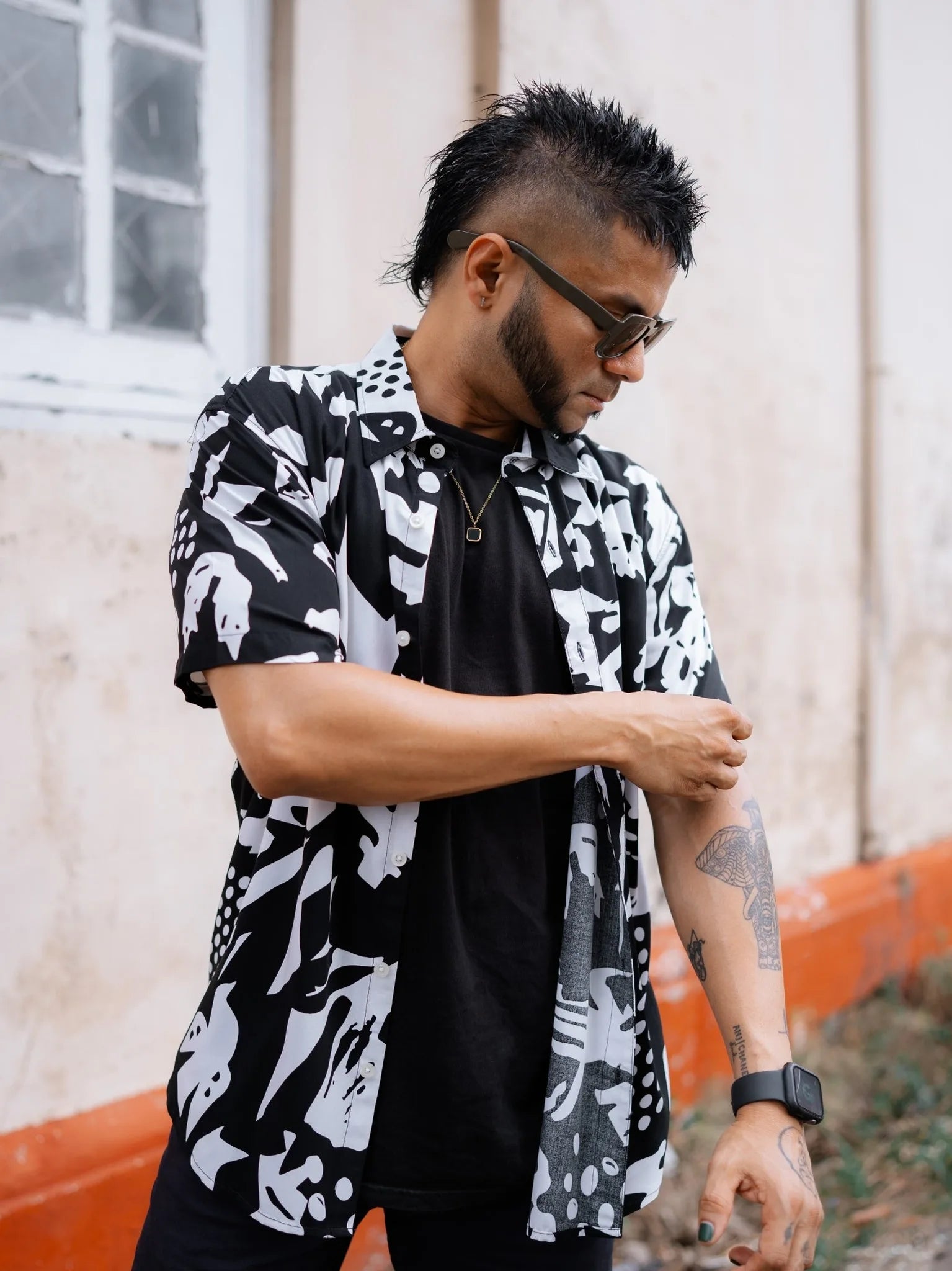 Inked Print Shirt