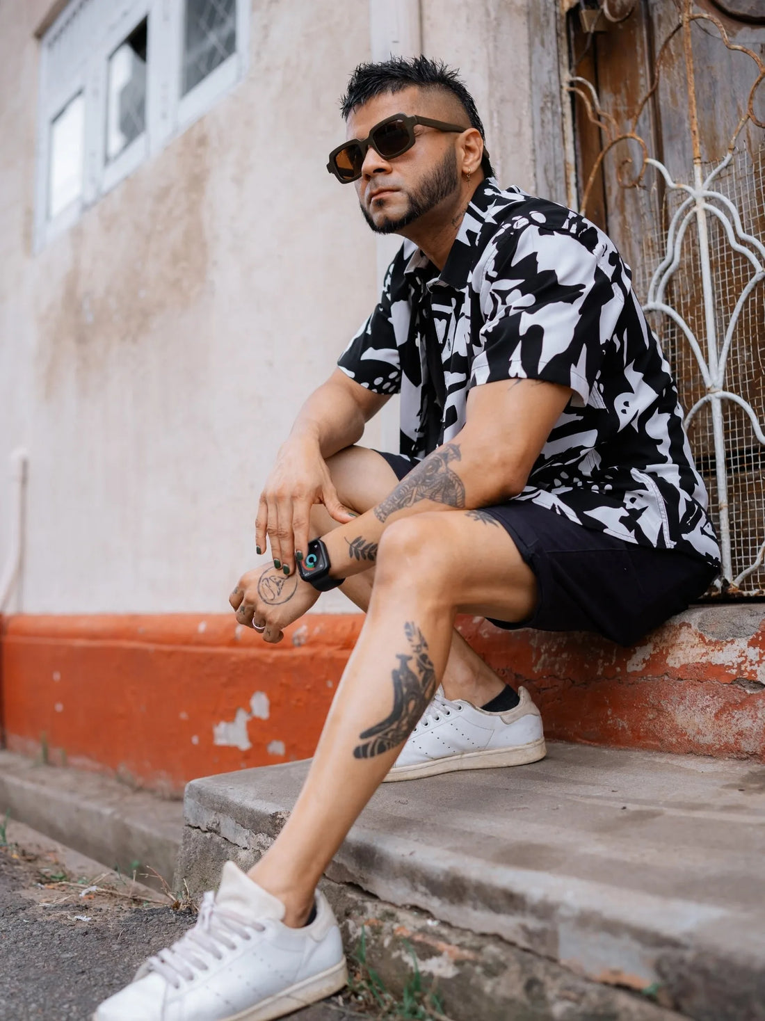 Inked Print Shirt