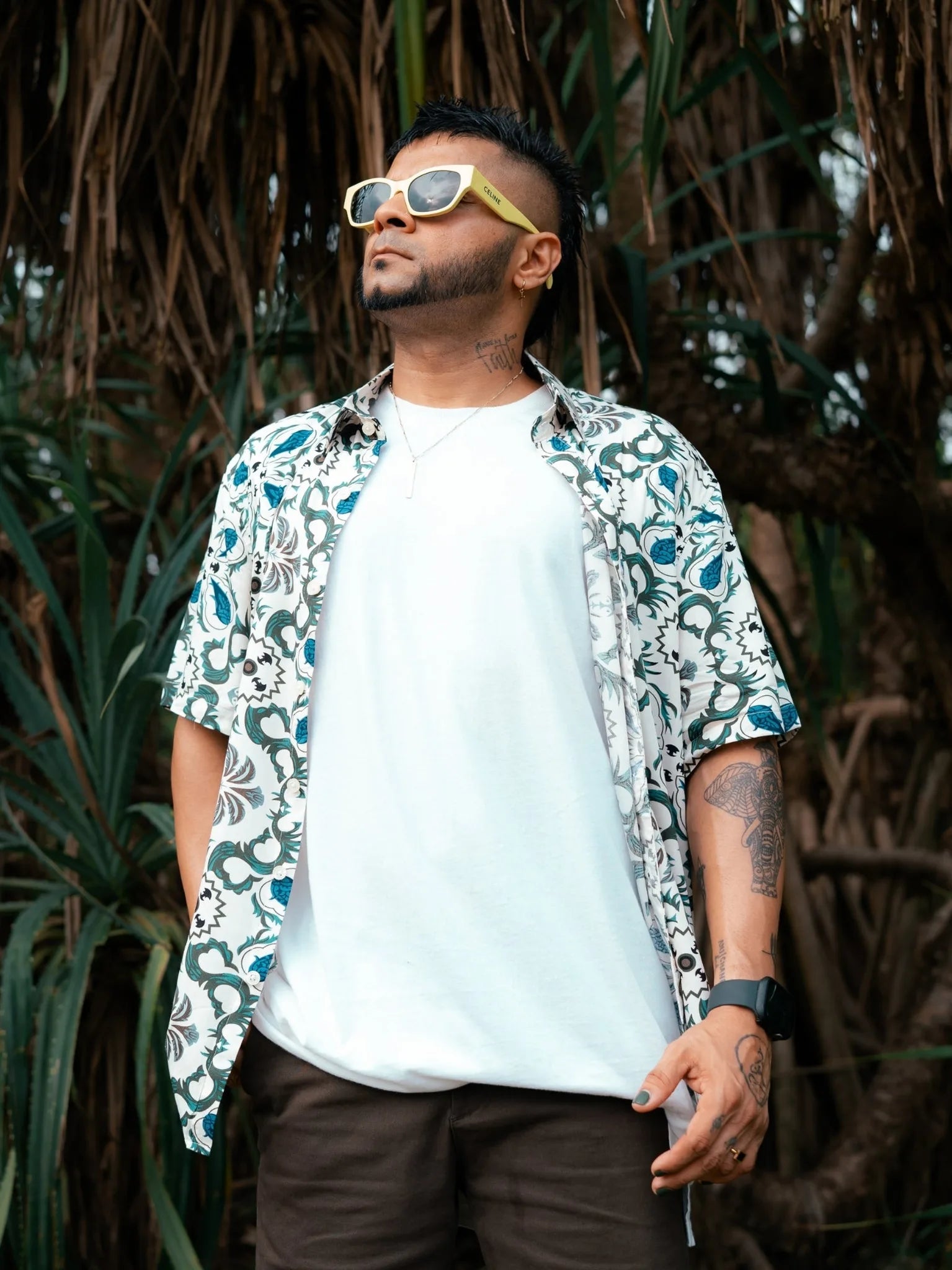 Mosaic Print Shirt