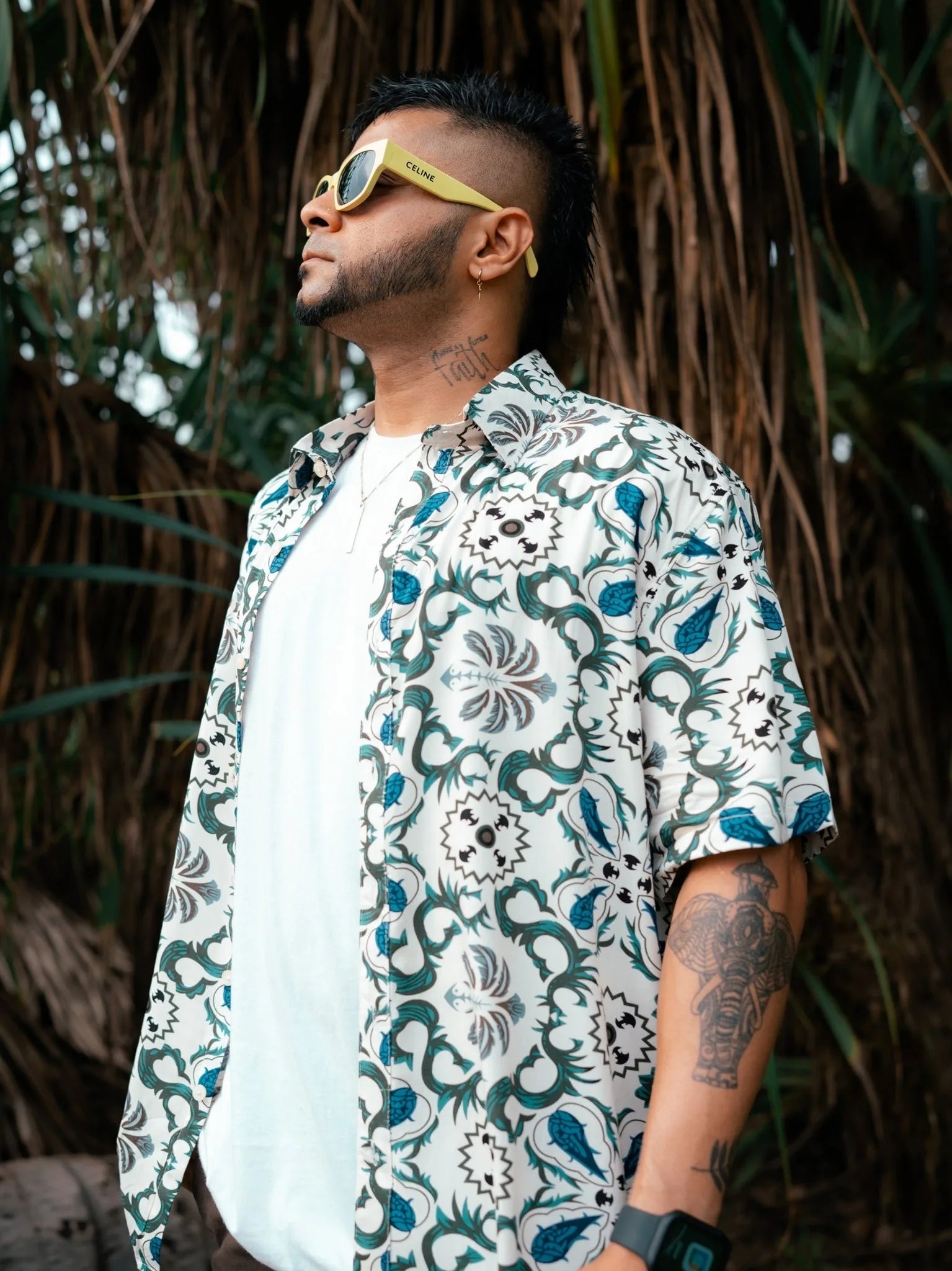 Mosaic Print Shirt