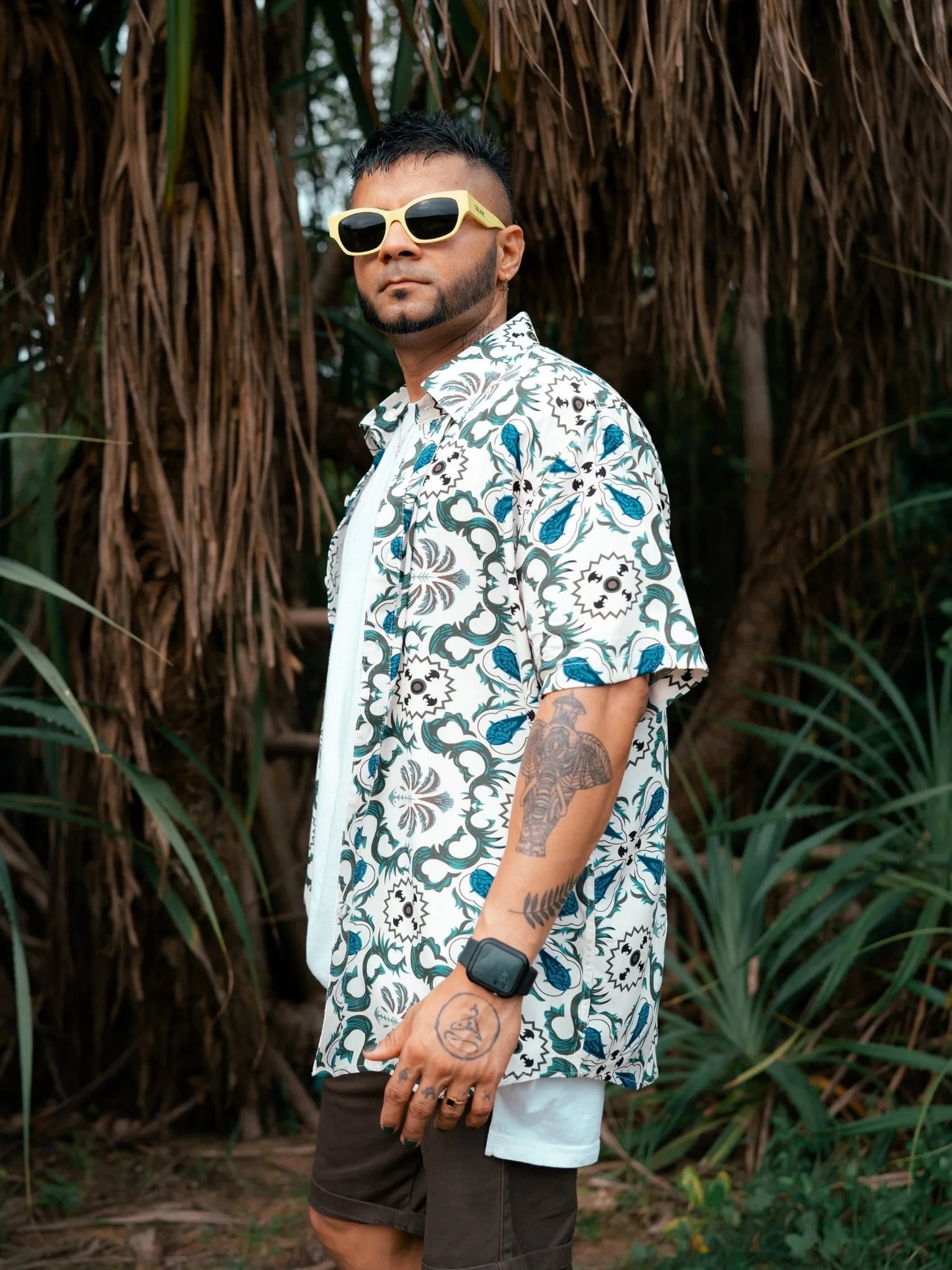 Mosaic Print Shirt