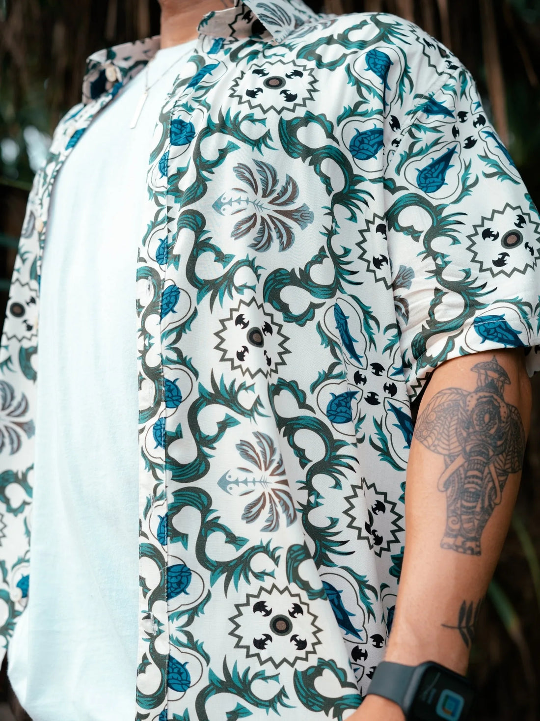 Mosaic Print Shirt