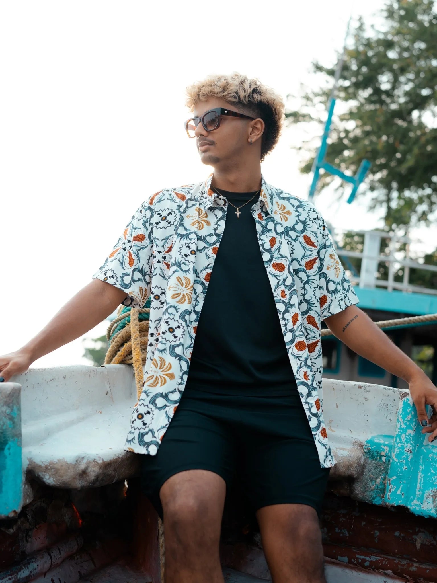 Mosaic Print Shirt