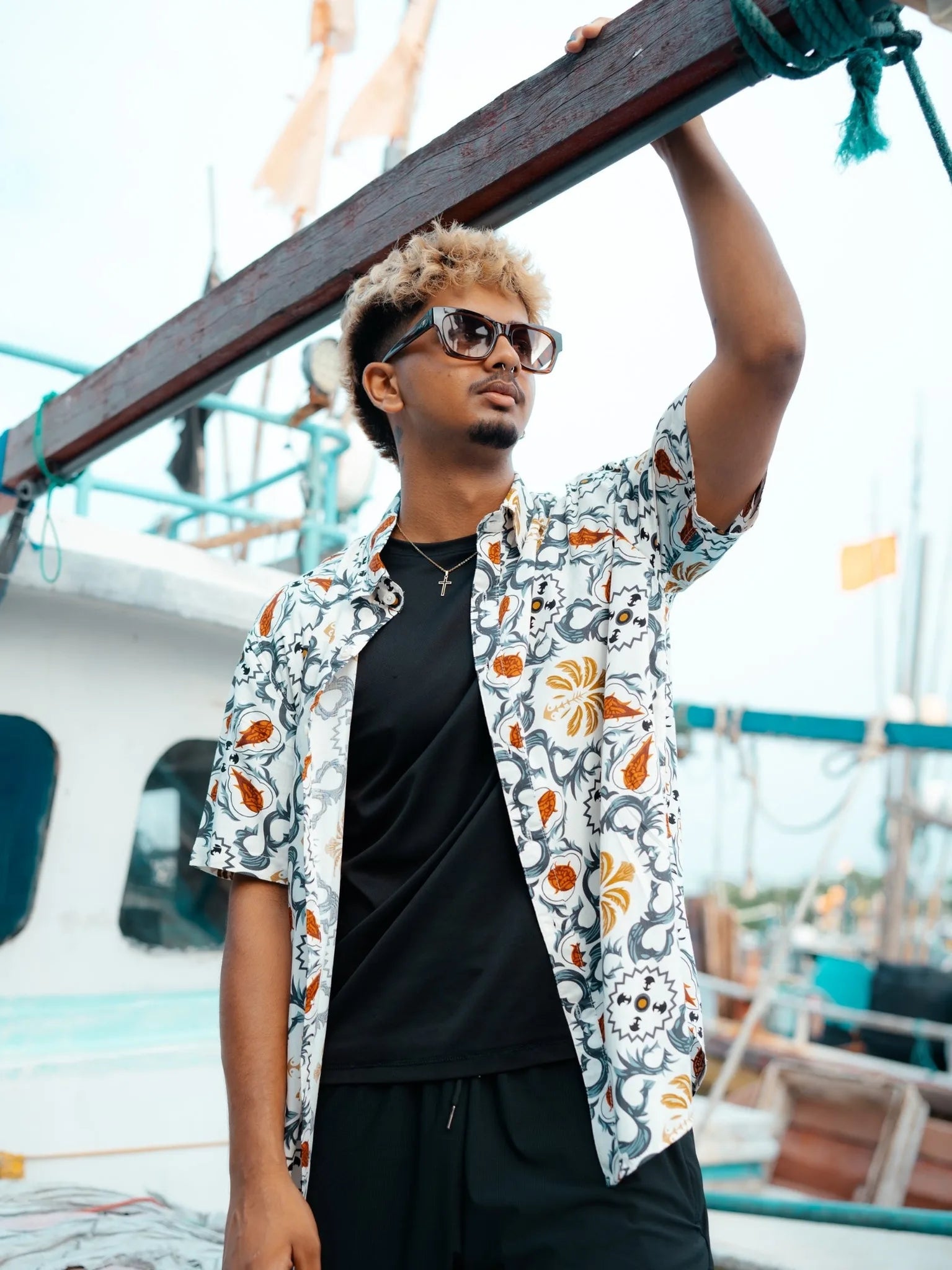Mosaic Print Shirt