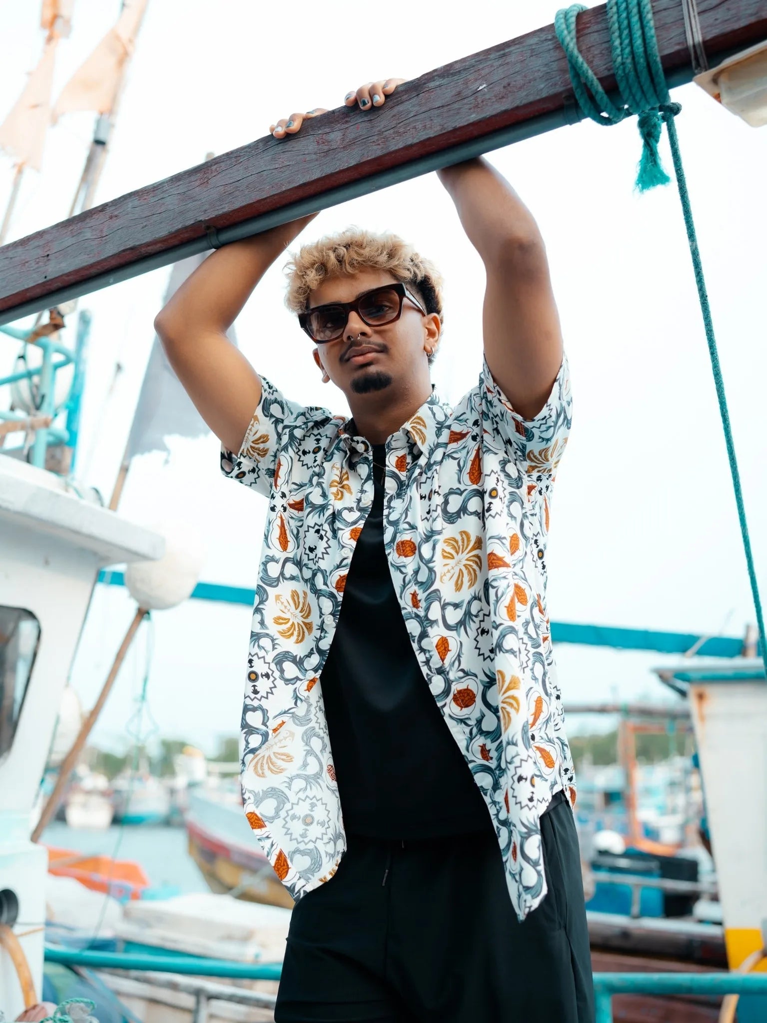 Mosaic Print Shirt