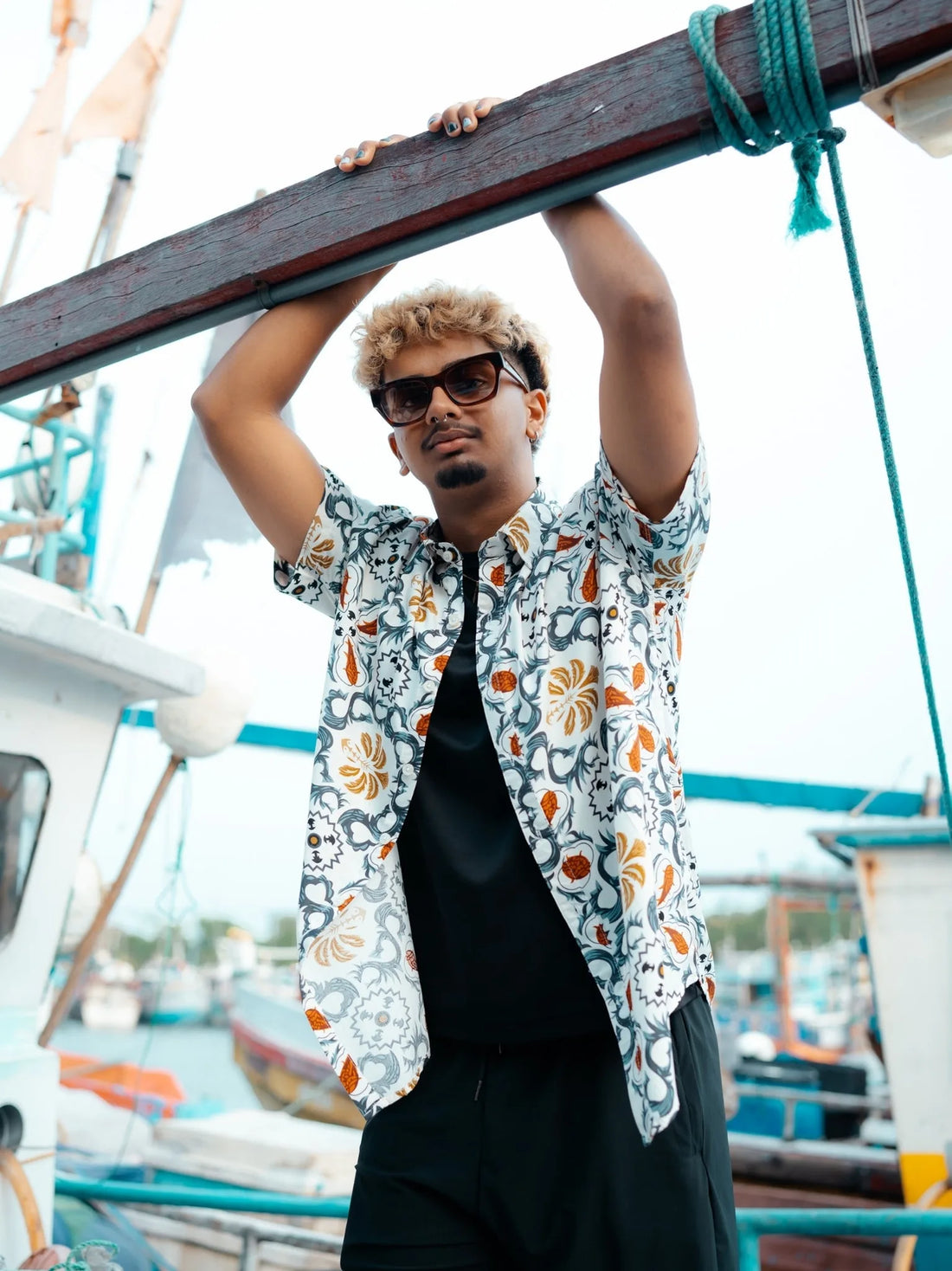 Mosaic Print Shirt