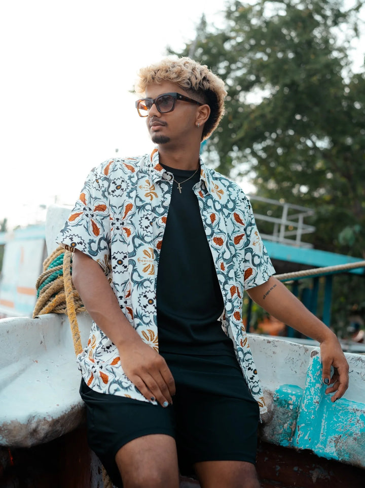 Mosaic Print Shirt