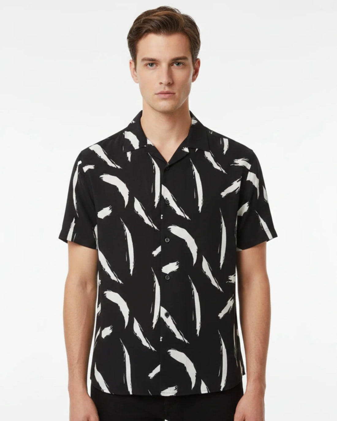 Digital Print Shirt - White 02