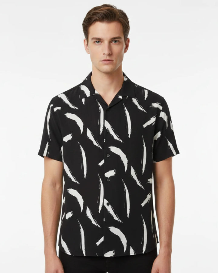 Digital Print Shirt - White 02