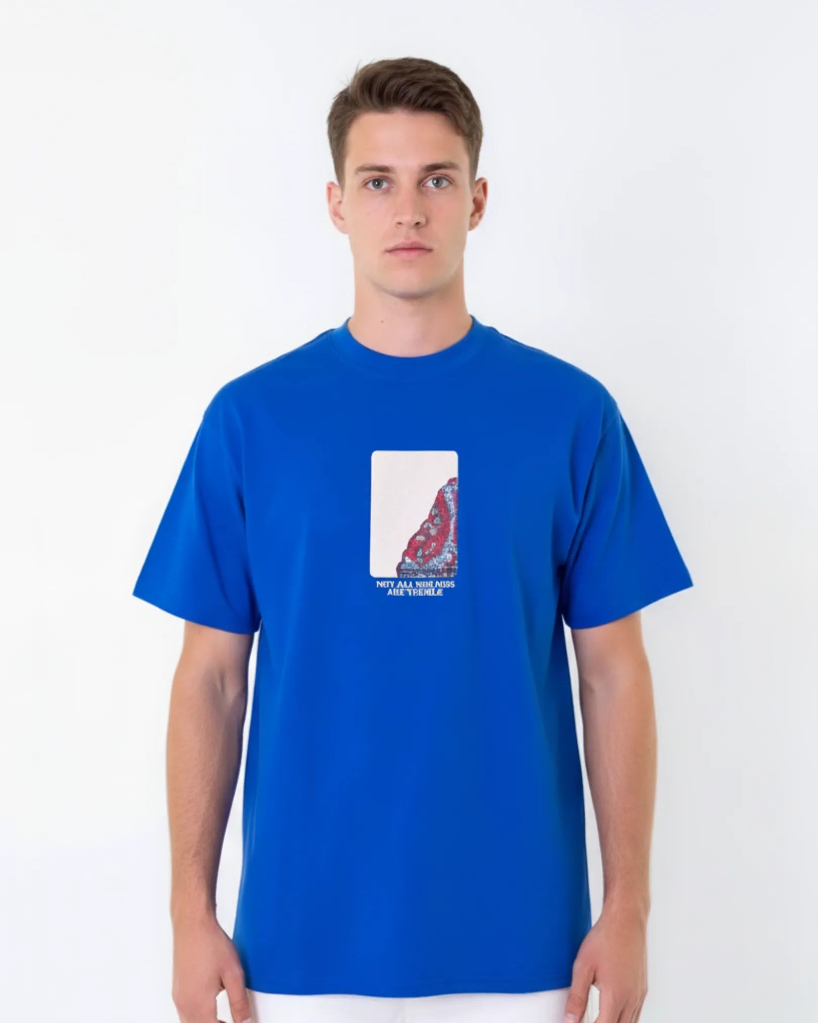 Oversized Graphic Tee - Tropical 01