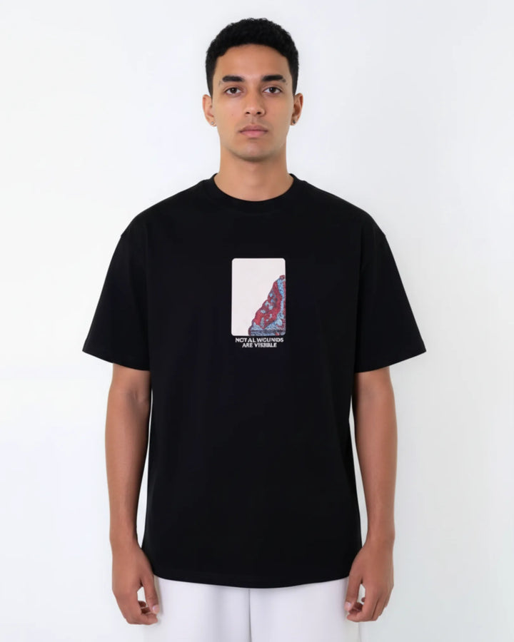 Oversized Graphic Tee - Tropical 01