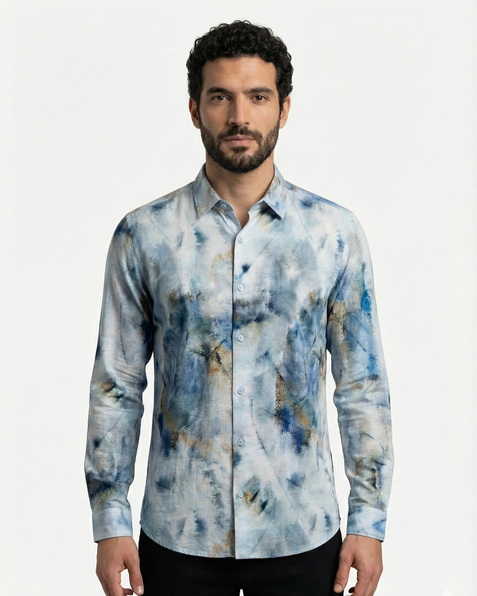 Digital Print Long Sleeve Shirt