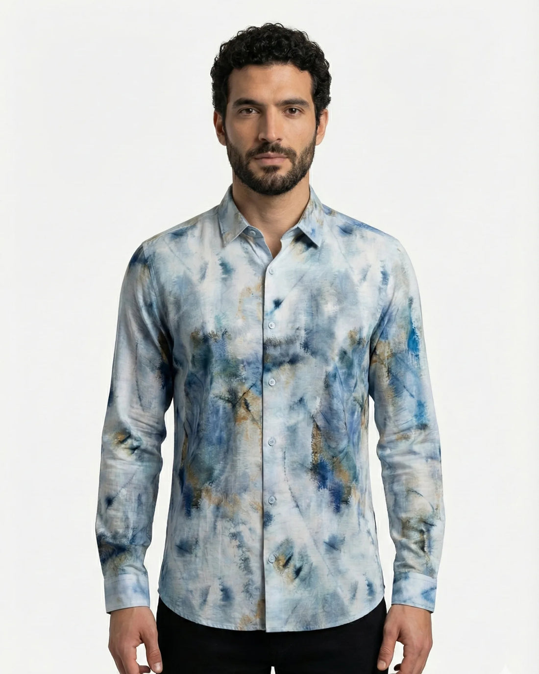 Digital Print Long Sleeve Shirt