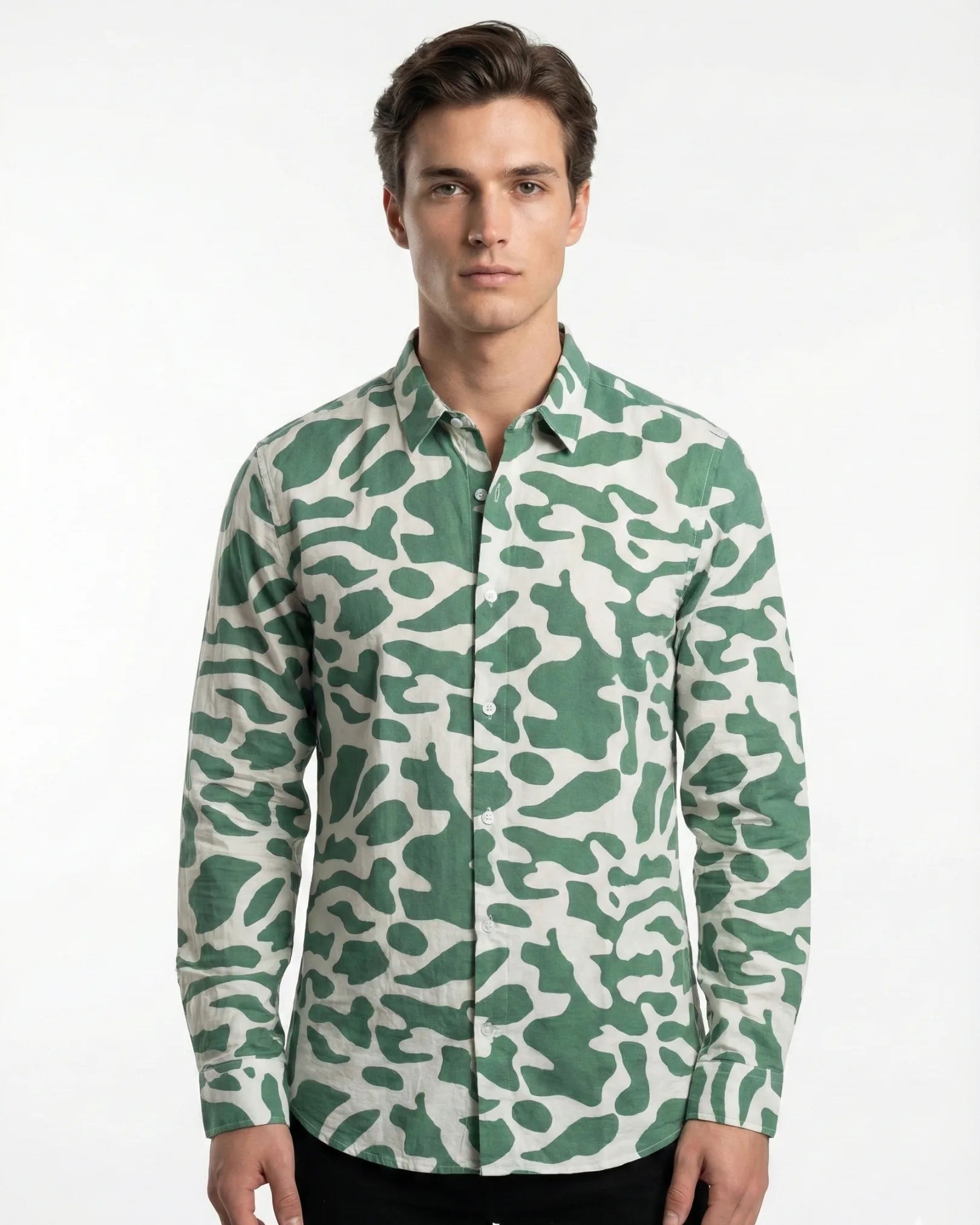 Digital Print Long Sleeve Shirt