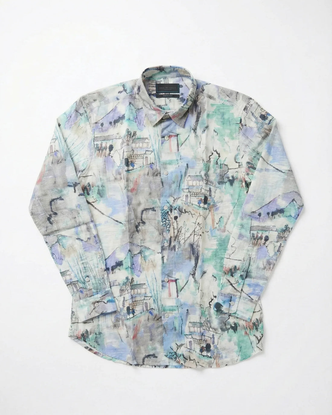 Digital Print Long Sleeve Shirt