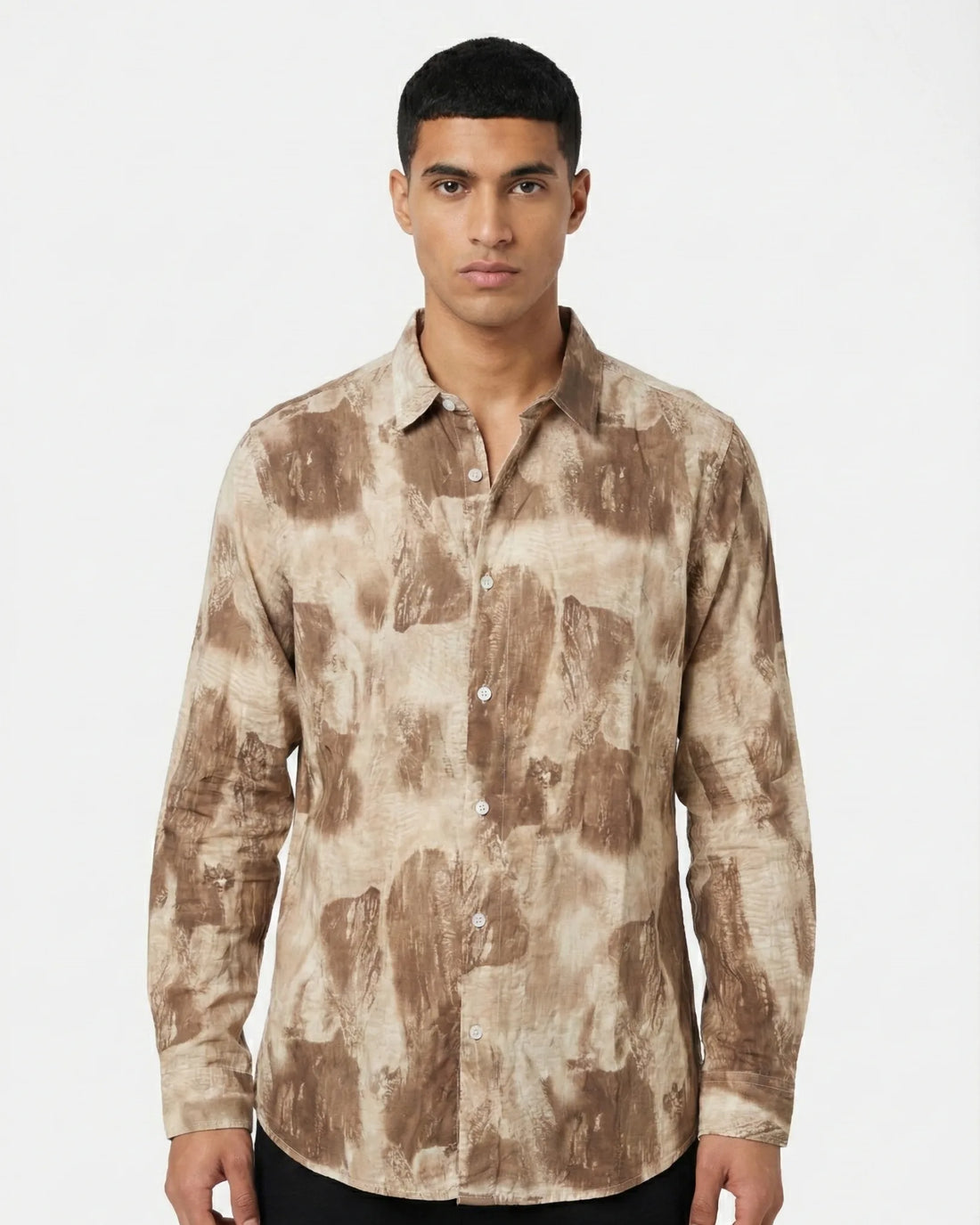 Digital Print Long Sleeve Shirt