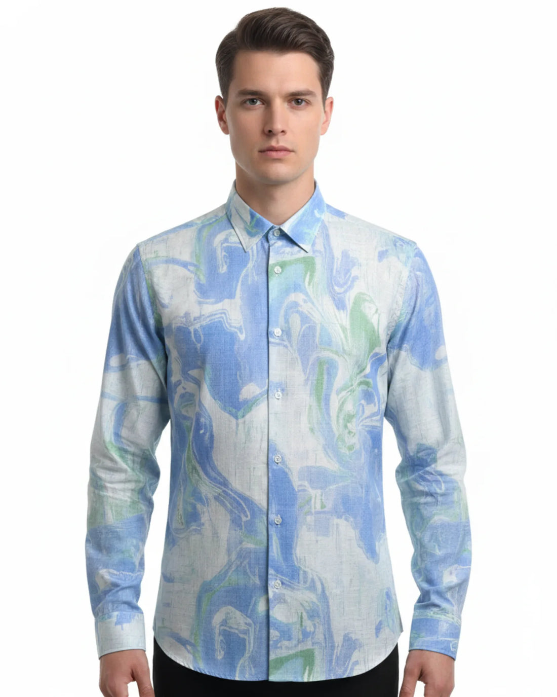 Digital Print Long Sleeve Shirt
