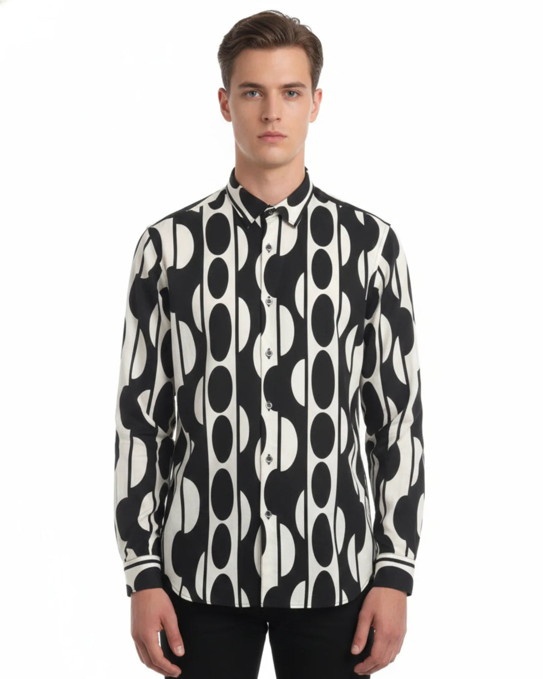 Digital Print Long Sleeve Shirt