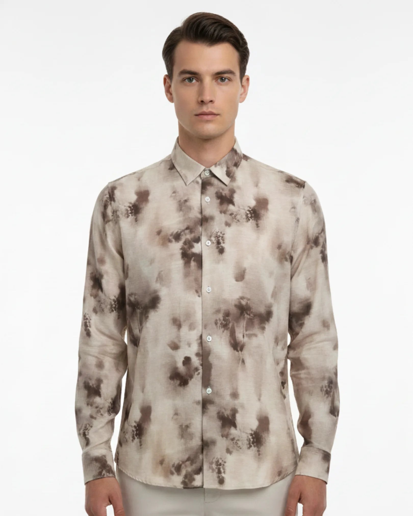 Digital Print Long Sleeve Shirt