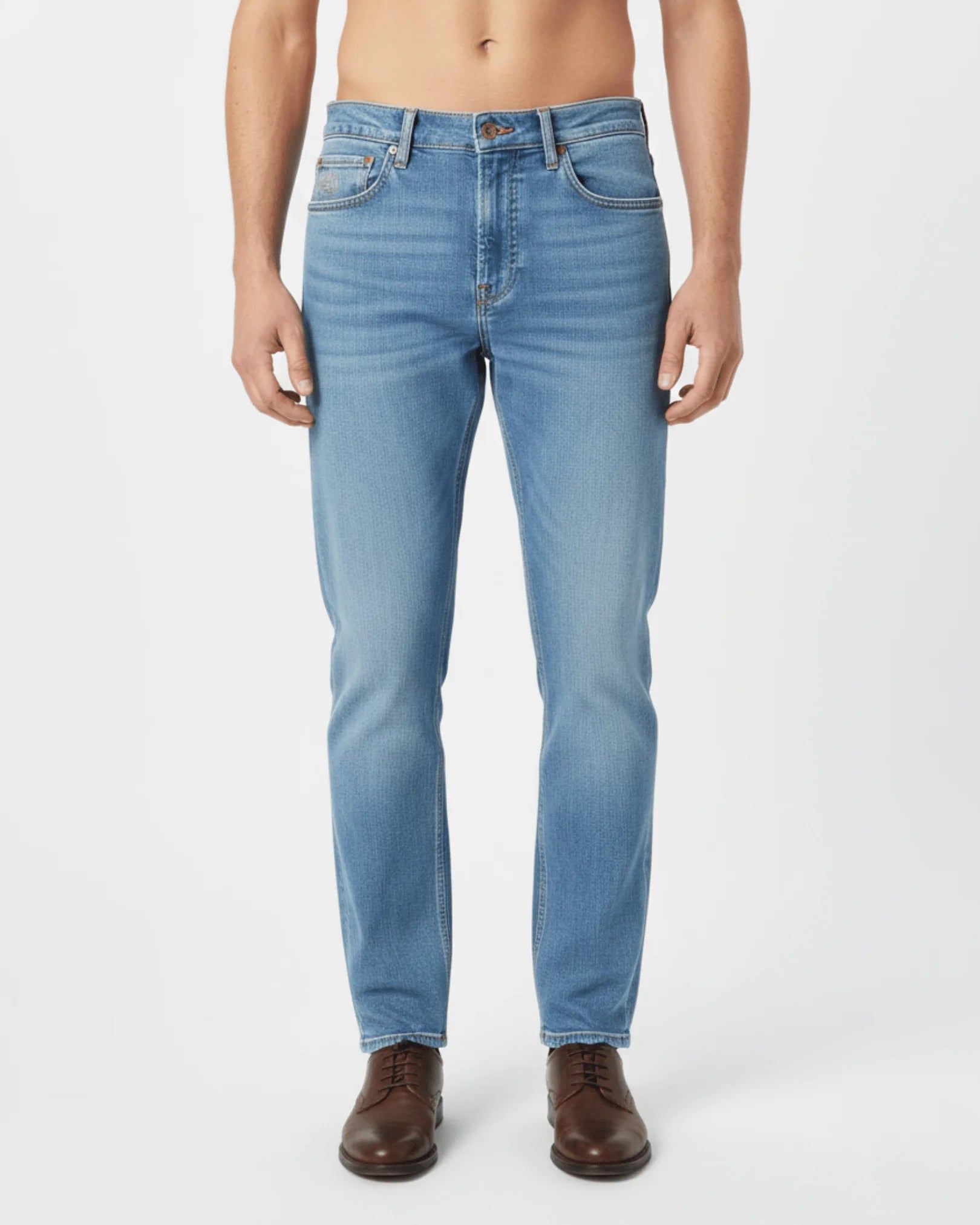 Ankle Fit Jeans - Blue