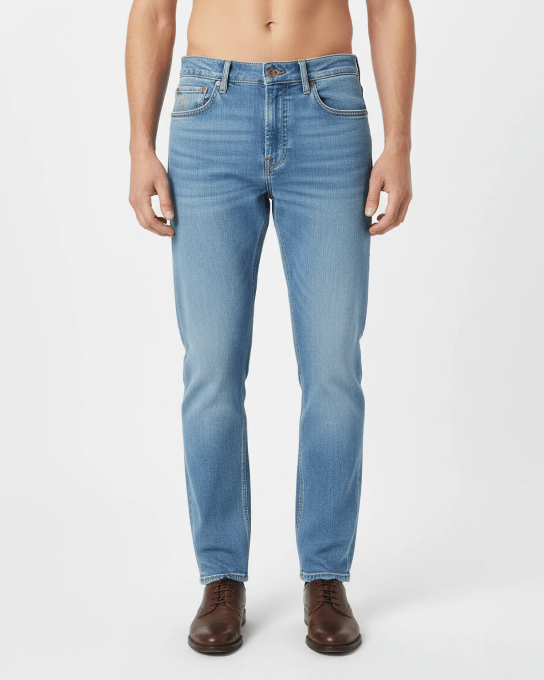 Ankle Fit Jeans - Blue