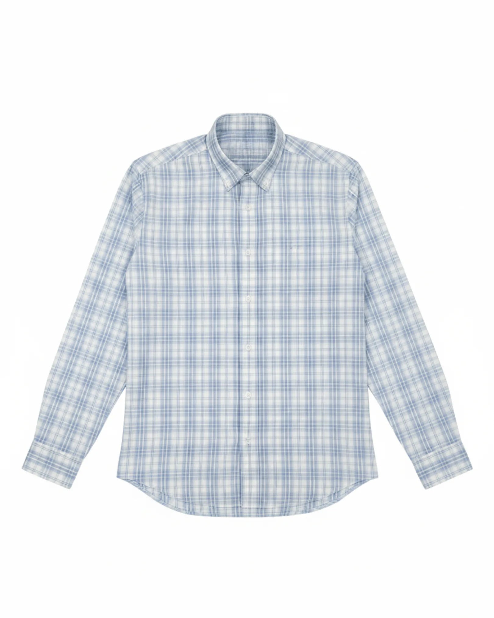 Cotton Check Long Sleeve Shirt