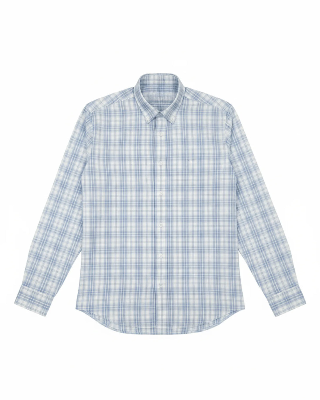 Cotton Check Long Sleeve Shirt