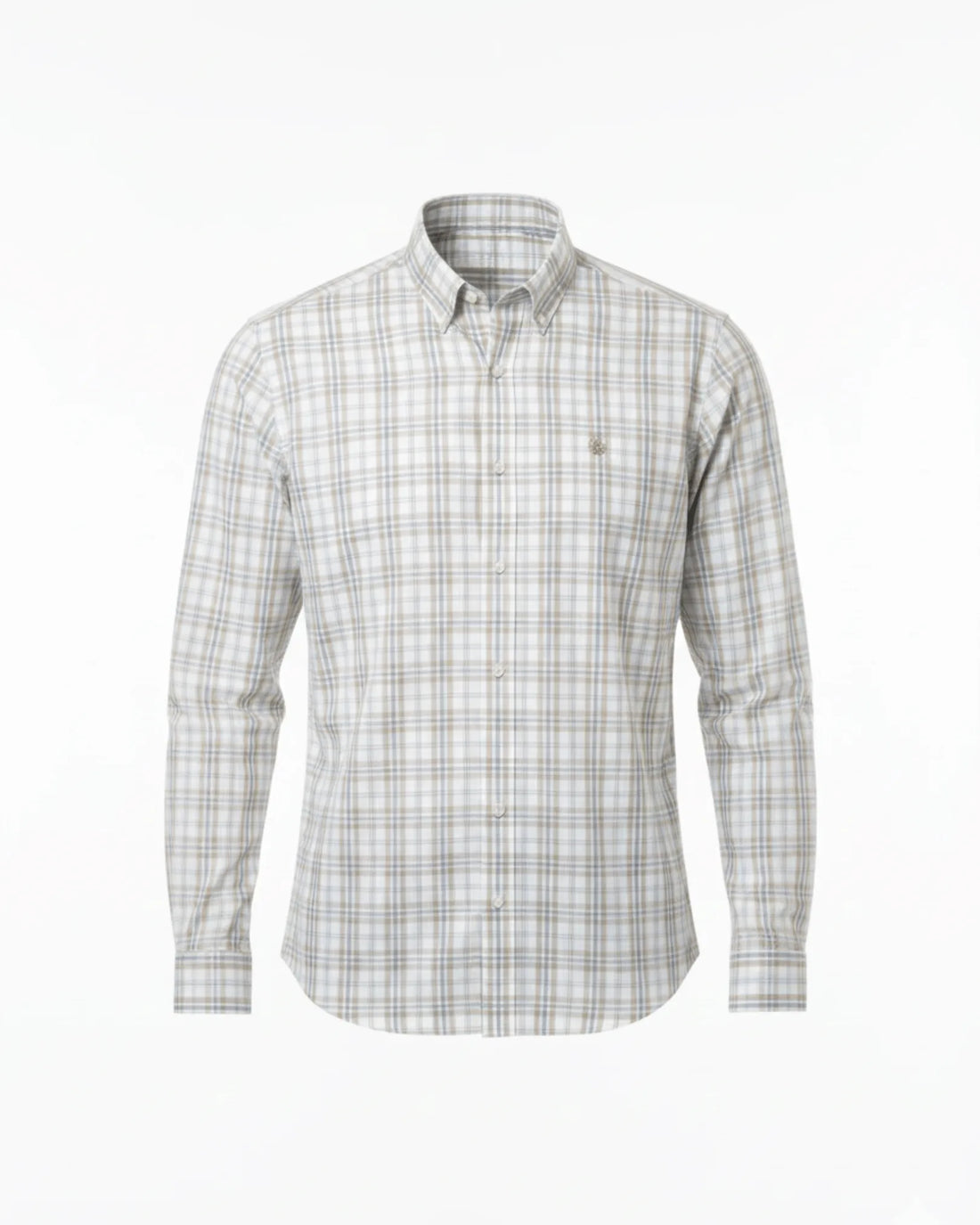 Cotton Check Long Sleeve Shirt