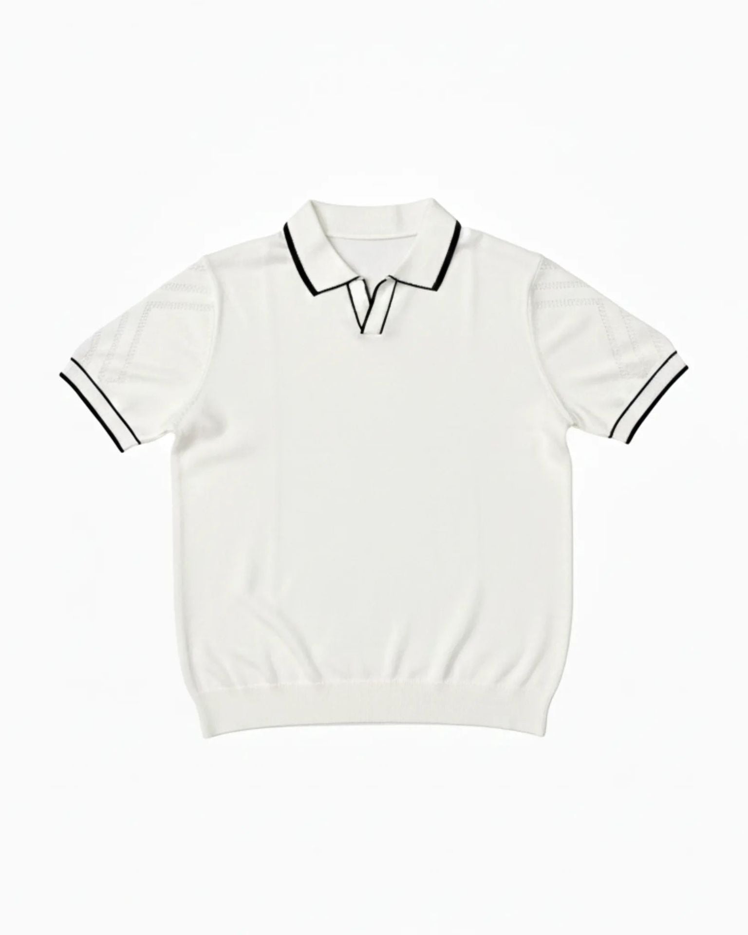 Contrast Trim Knit Polo